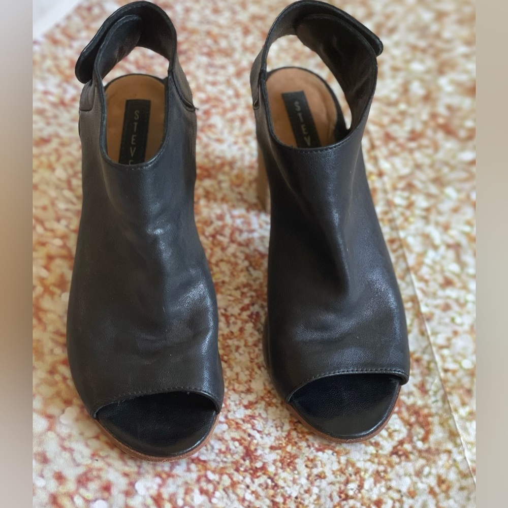 Steven Steve Madden Sling Back Open Toe Booties-7.5